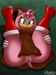 anthro boots butt cloak clothing female footwear fur lying on_back panties pink_body pink_fur shoes solo spread_legs spreading tail underwear teknomekanoid sega sonic_the_hedgehog_(film) sonic_the_hedgehog_(series) sonic_the_hedgehog_3_(film) amy_rose eulipotyphlan hedgehog mammal 2025 absurd_res hi_res