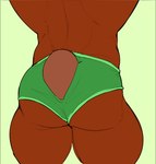 anthro big_erector_spinae big_muscles bottomwear briefs briefs_only butt butt_focus butt_outline close-up clothed clothing dark_back dark_body dark_butt dark_fur dark_legs dark_tail erector_spinae faceless_anthro faceless_character faceless_male fur furgonomic_bottomwear furgonomic_underwear furgonomics green_background green_bottomwear green_briefs green_clothing green_underwear hamstrings huge_muscles latissimus_dorsi light_bottomwear light_briefs light_clothing light_underwear male male_anthro monotone_back monotone_briefs monotone_butt monotone_clothing monotone_legs monotone_tail monotone_underwear muscular muscular_anthro muscular_butt muscular_legs muscular_male muscular_thighs obliques orange_back orange_body orange_butt orange_fur orange_legs orange_tail rear_view red_body simple_background solo standing tail thick_thighs tight_briefs tight_clothing tight_underwear toony topless topless_anthro topless_male underwear underwear_only bristol wildstar bitter_(bristol) fan_character chua mammal rodent 2022 absurd_res colored digital_media_(artwork) flat_colors green_theme hi_res sketch