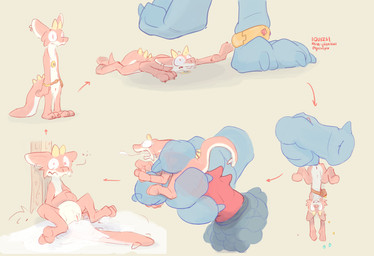 anal anal_penetration anklet anthro attempted_theft bodily_fluids cum cum_in_ass cum_inside dazed duo extreme_penetration extreme_size_difference feet female female_penetrated fleshlight_position forced fucked_silly genital_fluids genitals hanging_by_tail humanoid_genitalia humanoid_vulva hyper hyper_penetration jewelry leaking_cum male male/female male_penetrating male_penetrating_female penetration penile penile_penetration penis rape ribbed_penis scales semi-anthro sex size_difference tail upside_down vaginal_fluids vulva quizzical_(artist) mythology dragon kobold mythological_creature mythological_scalie scalie comic hi_res sequence