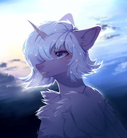 blue_body blue_eyes blue_feathers blue_fur blue_hair bodily_fluids chest_tuft crying feathered_wings feathers female feral folded_wings fur hair horn short_hair solo tears tuft wings just_gray-x friendship_is_magic hasbro my_little_pony mythology princess_luna_(mlp) equid equine mammal mythological_creature mythological_equine winged_unicorn digital_media_(artwork) hi_res