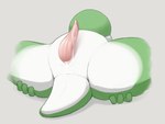 animal_genitalia anthro anus belly bodily_fluids countershading cum cum_on_anus cum_on_penis cum_on_self digital_drawing_(artwork) digital_media_(artwork) genital_fluids genital_slit genitals green_yoshi hi_res holding_both_legs holding_both_thighs lying lying_on_ground male mario_bros nintendo on_back on_ground penis presenting presenting_anus slightly_chubby snaike solo tail tapering_penis yoshi