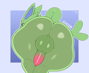 anthro anthrofied backsack balls bedroom_eyes big_balls big_butt blue_background blue_border blue_inner_ear blue_outline blush body_blush border butt butt_focus cheek_tuft erection facial_tuft forehead_gem foreskin fur gem genitals glans glistening glistening_body gradient_penis green_body green_fur green_sclera half-closed_eyes huge_butt huge_thighs humanoid_genitalia humanoid_penis looking_at_viewer looking_back looking_back_at_viewer male narrowed_eyes nude onomatopoeia outline partially_retracted_foreskin penis penis_blush penis_tuck pink_glans pink_penis plap pokemorph presenting presenting_balls presenting_hindquarters presenting_penis pupils rear_view seductive simple_background solo sound_effects text thick_thighs tuft white_pupils wide_hipped_male wide_hips frumples nintendo pokemon eeveelution espeon generation_2_pokemon pokemon_(species) shiny_pokemon 2022 artist_name dated digital_drawing_(artwork) digital_media_(artwork)