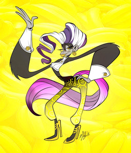 4_fingers anthro black_body clothed clothing ear_piercing eyewear female fingers footwear glasses hair high_heels lips piercing shoes solo yellow_lips themrock donkey_kong_(series) donkey_kong_bananza nintendo poppy_kong haplorhine mammal monkey primate 2025