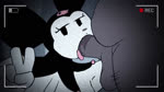 4_fingers anthro anthro_focus anthro_penetrated balls battery_life big_balls big_breasts big_penis black_clothing black_eyes black_headgear black_headwear black_hood bodily_fluids body_hair body_part_in_mouth breasts brown_balls brown_body brown_penis brown_skin clothing deep_throat duo erection eyelashes faceless_character faceless_human faceless_male fellatio female female_anthro female_focus female_penetrated fingers fur genitals gesture glistening glistening_bodily_fluids glistening_saliva hand_gesture headgear headwear human_on_anthro human_penetrating human_penetrating_anthro human_penetrating_female humanoid_genitalia humanoid_penis interspecies kneeling_and_blow_position kneeling_oral_position leg_hair looking_at_viewer male male/female male_human male_penetrating male_penetrating_anthro male_penetrating_female narrowed_eyes navel nude_human nude_male oral oral_penetration overweight overweight_human overweight_male penetration penile penis penis_in_mouth pink_nose pink_tongue print_hood recording recording_video round_nose saliva saliva_on_penis sex skull_print solo_focus standing text tongue tongue_out tongue_out_fellatio v_sign white_body white_breasts white_fur white_text bav onegai_my_melody sanrio kuromi demon human lagomorph leporid mammal rabbit 16:9 2024 2d_animation animated digital_media_(artwork) loop no_sound short_playtime webm widescreen