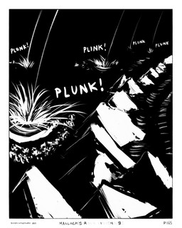 black_background border falling_object night rock simple_background sound_effects splash water zero_pictured sharkinthepark 2025 4:5 absurd_res black_and_white comic hi_res monochrome