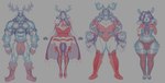 abs anthro antlers areola balls big_bulge big_butt biped black_hair braided_hair breasts brown_hair bulge butt butt_fluff cape christmas_clothing christmas_topwear cleavage clothed clothing dress female femboy flaccid fluffy fluffy_tail genitals gloves group gynomorph hair handwear holidays horn inner_ear_fluff intersex long_hair looking_at_viewer male muscular muscular_anthro muscular_female muscular_male nipples penis short_hair short_tail skimpy straight_hair tail topwear tuft white_hair boosterpang christmas cinnamon_(themostsuave) glitter_(vesryn) magnus_(ara_chibi) twinkle_(sharkafterdark) deer mammal new_world_deer reindeer 2024 hi_res sketch unfinished nonbinary_(lore)