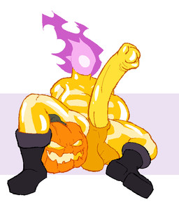 animal_genitalia animal_penis balls big_breasts big_penis breasts equine_genitalia equine_penis erection for_a_head genitals gynomorph intersex not_furry nude penis pumpkin_head simple_background solo tendedjackal team_fortress_2 valve valve_corporation horseless_headless_horsemann equid equine ghost humanoid mammal object_head spirit digital_media_(artwork) hi_res