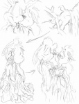 anthro duo female kissing male david_hopkins jack_(webcomic) central jack_(david_hopkins) angel lagomorph leporid mammal rabbit graphite_(artwork) monochrome sketch traditional_media_(artwork)