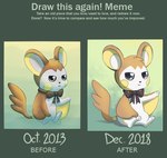 ambiguous_gender black_nose brown_body cheek_spots exclamation_point fluffy fluffy_tail grey_eyes mouth_closed number paws pupils question_mark shadow sitting solo tail text white_body yellow_cheeks flavia-elric draw_this_again nintendo pokemon emolga generation_5_pokemon pokemon_(species) 2013 2018 digital_media_(artwork) english_text