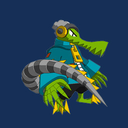 anthro beanie bottomwear clothing cybernetics electronics hat headgear headphones headwear hoodie machine male metal_tail prosthetic shorts simple_background solo topwear transparent_background zipper team_reptile lethal_league latch crocodile crocodilian cyborg reptile scalie 1:1 2014 alpha_channel official_art