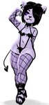 anthro armwear bikini black_hair choker clothing ear_piercing femboy fishnet_armwear fishnet_clothing fishnet_legwear footwear fur hair heart_tail high_heels jewelry legwear male necklace pale_fur piercing purple_body purple_eyes purple_fur shoes solo string_bikini swimwear tail two-piece_swimsuit lostwisdom meme_clothing shade_phyre_(character) bat mammal meme