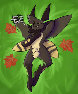 anthro balls fur genitals hair insect_wings lepidopteran_wings looking_at_viewer male nude simple_background smile solo wings lechecker mallow_(auric) arthropod insect lepidopteran moth digital_media_(artwork) hi_res