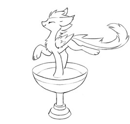 ambiguous_gender eyes_closed falling feral fur pawpads simple_background smile solo tail water wet white_background wings asphagnum mythology patch_(ask-patch) dragon mythological_creature mythological_scalie scalie 2015 2d_animation animated black_and_white line_art monochrome