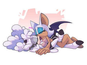 anthro big_breasts breast_squish breasts breasts_frottage cleavage clothed clothing duo female female/female french_kissing hooves horn interspecies kissing open_mouth squish tongue tongue_out wings gogomrdodo idw_publishing sega sonic_the_hedgehog_(comics) sonic_the_hedgehog_(idw) sonic_the_hedgehog_(series) lanolin_the_sheep_(sonic) rouge_the_bat bat bovid caprine mammal sheep 2025 hi_res