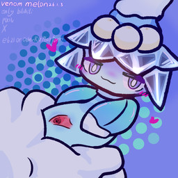 blue_body blush blush_lines bodily_fluids female feral flower genital_fluids genitals heart_symbol looking_at_viewer plant sex simple_background solo spread_vulva spreading vulva venom_melon electronic_arts plants_vs._zombies popcap_games elemental_creature flora_fauna flower_creature missile_toe missile_toe_(pvz) 1:1 digital_media_(artwork) hi_res