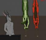 >:) animal_genitalia anthro blue_eyes camera_view digital_media_(artwork) dragon female flat_chested fully_sheathed fur furred_dragon furred_scalie furxette genital_slit genitals green_body green_eyes green_skin grey_body grey_fur group hair hi_res horn imminent_pain knife lizard male melee_weapon multicolored_body multicolored_skin mythological_creature mythological_scalie mythology navel nude open_mouth plaguelizard pussy recording red_hair reptile restrained rope scalie scared sheath simple_background smile suspension tail two_tone_body two_tone_skin weapon