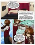 anthro bow_(stringed_instrument) bowed_string_instrument brown_body brown_fur brown_hair clothed clothing comic digital_media_(artwork) english_text erunroe eyes_closed fur hair half-closed_eyes hi_res highlights_(coloring) holding_musical_instrument holding_object keyboard_instrument lavenderpandy male mammal mink musical_instrument mustelid musteline narrowed_eyes piano playing_music playing_violin sebastian_doyle solo string_instrument text theblackrook topwear true_musteline university_tails university_tails_:welcome_to_carrington vest violin yellow_eyes