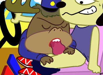 animal_genitalia animal_penis anthro canine_genitalia canine_penis car driving duo exhibitionism fellatio female genitals knot male male/female oral penile penis public public_nudity public_sex sex vehicle kingheron parappa_the_rapper sony_corporation sony_interactive_entertainment instructor_mooselini parappa canid canine deer mammal moose new_world_deer 11:8