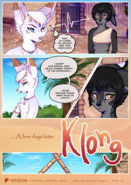 anthro black_body black_fur blue_eyes dialogue dipstick_ears ear_markings fur male male_anthro multicolored_ears speech_bubble tail text white_body white_fur yellow_eyes rukifox louis_(rukifox) yaru_(rukifox) canid canine fennec_fox fox mammal true_fox comic english_text hi_res url