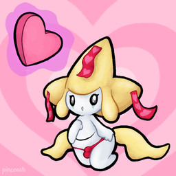 anthro clothed clothing eyelashes glistening glistening_eyes heart_box heart_symbol looking_at_viewer male open_mouth panties panties_bulge panties_only pattern_background simple_background skimpy solo telekinesis topless underwear underwear_only wide_hips pincoosh nintendo pokemon generation_3_pokemon jirachi legendary_pokemon pokemon_(species) 1:1 digital_media_(artwork) hi_res signature
