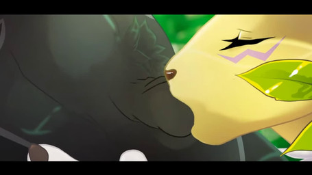 anthro anthro_penetrated ball_suck bodily_fluids copperback cum cum_on_face cumshot day duo ejaculation fellatio female female_penetrated genital_fluids genitals knot male male/female male_penetrating male_penetrating_female oral oral_penetration outside penetration penile penile_penetration penis penis_in_mouth sex sucking problematicpossum bandai_namco digimon shadow_(copperback01) canid canine canis digimon_(species) mammal renamon wolf 16:9 2d_animation animated long_playtime motion_tweening no_sound webm widescreen