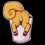 animal_genitalia animal_penis anthro backsack balls blush brown_body brown_fur butt container erection fur genitals in_container in_trash looking_at_viewer male pawpads paws penis rear_view solo sticker trash_can raljoy ral lagomorph mammal tojol 1:1 2018 alpha_channel digital_media_(artwork)