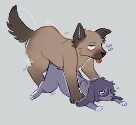ambiguous_gender ambiguous_penetrated barely_visible_genitalia barely_visible_penis breath brown_body brown_fur duo feral feral_on_feral feral_penetrated feral_penetrating feral_penetrating_feral fur genitals grey_background hair interspecies male male/ambiguous male_penetrating male_penetrating_ambiguous moan panting penetration penis purple_body purple_fur purple_hair sex simple_background tongue tongue_out toony littleperrito clinical_trial angel_martinez lee_smith canid canine canis domestic_dog lagomorph leporid mammal rabbit 2026 full-length_portrait hi_res portrait nonbinary_(lore)