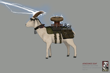 ambiguous_gender bell bell_collar collar electricity feral quadruped shock_collar side_view simple_background solo tesla_coil text united_states_of_america brian_ulrich dino_d-day bovid caprine goat mammal 3:2 concept_art english_text hi_res
