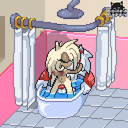 anthro bath bathtub bodily_fluids breasts cali_the_hedgehog cum cum_in_vagina cum_inflation cum_inside duo female female_penetrated full_nelson_vaginal genital_fluids genitals impregnation inflation kissing male male/female male_penetrating male_penetrating_female nipples ovum penetration penis sex solo_focus sperm_cell unstable_the_hellfox vaginal vaginal_penetration vulva boiled_pappy_(artist) eulipotyphlan hedgehog hellfox mammal animated digital_media_(artwork) pixel_(artwork) pixel_animation quadruplets_(lore) sibling_(lore)