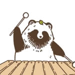 biped chibi feral fur leaf multicolored_body multicolored_fur musical_instrument percussion_instrument simple_background solo two_tone_body two_tone_fur white_background xylophone nikaidooooooooo sound_warning with_you_and_the_rain canid canine mammal raccoon_dog tanuki 1:1 2020 animated short_playtime sound webm