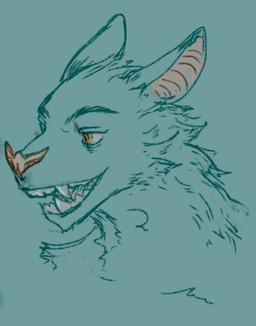 anthro ears_back eyebrows fur looking_forward male open_mouth pivoted_ears sharp_teeth solo teeth teeth_showing yellow_eyes reynard_goodfellow bat mammal hi_res