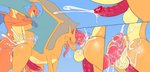 after_anal ahegao all_fours anal anal_orgasm anal_penetration anthro anthro_on_anthro anthro_penetrated anthro_penetrating anthro_penetrating_anthro balls big_penis blue_background blush bodily_fluids breath butt charizard close-up conditional_dnp cum cum_in_ass cum_inside cum_on_balls cum_while_penetrated cumshot cutaway doggystyle duo ejaculation erection from_behind_position fucked_silly generation_1_pokemon generation_6_pokemon genital_fluids genitals hands-free hi_res klaide looking_pleasured male male/male male_penetrated male_penetrating male_penetrating_male mega_charizard mega_charizard_y mega_evolution membrane_(anatomy) membranous_wings nintendo orange_butt orange_tail orange_wings orgasm orgasm_face penetration penile penile_penetration penis penis_in_ass pink_penis pink_tongue pokemon pokemon_(species) pull_out ribbed_penis sex simple_background tail tail_grab text tongue tongue_out wings