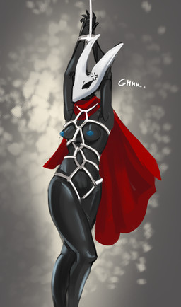 5_fingers angry anthro athletic athletic_anthro athletic_female bdsm black_body blue_nipples bondage bound breasts cross-popping_vein crotch_rope female fingers hands_above_head hands_tied hishi_karada mostly_nude mostly_nude_anthro mostly_nude_female nipples restrained restraints rope rope_bondage rope_harness solo standing submissive submissive_anthro submissive_female chilldog hollow_knight_(franchise) team_cherry hornet_(hollow_knight) arthropod hi_res sketch