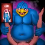2019 5_toes absurd_res anthro avian belly big_belly bird blue_body blue_eyes blue_penis blush bodily_fluids bottom_pov cum cum_in_pussy cum_in_uterus cum_inside cum_on_penis cutaway duo ejaculation feet female female_penetrated female_pov first_person_view genital_fluids genitals grabbing_both_legs grabbing_both_thighs hands_on_legs hands_on_thighs hi_res human human_on_anthro humanoid_feet humanoid_genitalia humanoid_penis internal interspecies justmegabenewell king_dedede kirby_(series) legs_up looking_at_viewer male male/female male_penetrating male_penetrating_female mammal motion_lines navel nintendo nude orgasm overweight overweight_male penetration penguin penile penile_penetration penis penis_in_pussy plantigrade sex simple_background smile solo_focus spread_legs spreading sweat thrusting toes uterus vaginal vaginal_penetration vein veiny_penis