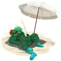 5_fingers 5_toes armpit_hair balls beach_umbrella beard big_balls big_muscles big_penis bodily_fluids body_hair chest_hair cum cum_on_belly cum_on_body cum_on_self cumshot ear_piercing ear_ring ejaculation erection facial_hair facial_piercing feet fingers genital_fluids genitals green_body green_nipples green_penis green_skin hair hairy happy_trail huge_penis humanoid_genitalia humanoid_penis humanoid_pointy_ears lying male muscular muscular_humanoid muscular_male nipple_piercing nipple_ring nipples nose_piercing nose_ring nude on_back orgasm parasol penis piercing pointy_ears pubes red_hair ring_piercing sleeping solo tattoo toes tusks vein veiny_muscles veiny_penis wet_dream nightterror aruk humanoid orc 1:1 2018 hi_res