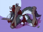 aerona anus balls breasts butt claws digitigrade fenrir_lunaris fur grey_fur hair herm hindpaw intersex looking_at_viewer looking_back lying multi_breast multi_limb multiple_arms nude on_front paws presenting pubes pussy solo toes
Rating: Explicit
Score: 15
User: rekohunter
Date: February 06, 2013