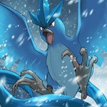 4_toes ambiguous_feral ambiguous_gender anisodactyl beak biped bipedal_feral blue_body blue_feathers blue_tail brown_eyes claws feathered_wings feathers feet feral flying grey_beak grey_scutes light open_mouth outside pink_tongue pupils scuted_legs scutes snow snowing solo spread_wings tail toe_claws toes tongue white_claws winged_arms wings spicyichizo nintendo pokemon articuno avian bird generation_1_pokemon legendary_pokemon pokemon_(species) 2025 absurd_res hi_res lighting shaded