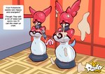 anthro anthro_penetrated bdsm bondage bound cock_gag encasement female female_anthro female_penetrated forced forced_oral gag gag_mask group latex male male/female object_in_mouth oral oral_penetration penetration sex text rida_arts nintendo pokemon audino eeveelution espeon generation_2_pokemon generation_5_pokemon generation_6_pokemon pokemon_(species) shiny_pokemon sylveon english_text hi_res