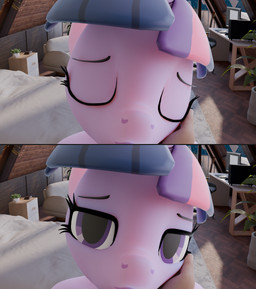anthro bedroom disembodied_hand duo eyes_closed female first_person_view fur hair horn human_on_anthro interspecies kissing kissing_pov love nude purple_body purple_fur purple_hair solo_focus striped_hair foxventus friendship_is_magic hasbro my_little_pony mythology twilight_sparkle_(mlp) equid equine human mammal mythological_creature mythological_equine unicorn 3d_(artwork) absurd_res blender_(artwork) digital_media_(artwork) hi_res