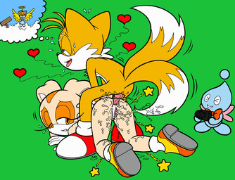 all_fours anal anal_penetration anthro camera canine chao cream_the_rabbit doggystyle female fox from_behind group lagomorph male mammal miles_prower penetration rabbit sega sex sonic_(series) straight unknown_artist
Rating: Explicit
Score: 5
User: Kitsu~
Date: March 16, 2011