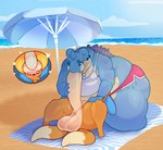 1_horn 2_tails 3_toes 5_fingers 69_position anthro anthro_on_anthro anthro_penetrated anthro_penetrating anthro_penetrating_anthro anthrofied armband balls beach beach_towel belly big_balls big_belly big_breasts big_butt big_dom_small_sub big_penis black_markings blue_body blue_skin blush blush_lines bodily_fluids breasts bulge butt clothed clothing cloud cutaway detailed_background dominant duo erection eyeshadow feet fingers fur genitals glistening glistening_balls glistening_body glistening_butt glistening_genitalia glistening_moobs glistening_penis glistening_thighs grey_shell hand_on_leg hand_on_penis head_tuft heart_symbol holding_object horn huge_butt huge_penis huge_thighs jewelry kneeling larger_anthro larger_male lying makeup male male/male male_penetrated male_penetrating male_penetrating_male markings moobs motion_lines multi_tail multicolored_body multicolored_fur navel necklace nude on_back on_top oral oral_penetration orange_body orange_fur overweight overweight_anthro overweight_male parasol penetration penile penile_penetration penis penis_in_mouth piercing pokemorph question_mark saliva saliva_on_penis sand sex shark_tooth_necklace shell shirt sitting sitting_on_another size_difference sky smaller_anthro smaller_male spots spotted_body standing surfboard swimming_trunks swimwear tail tan_balls tan_body tan_fur tan_penis tan_skin tank_top teeth text thick_thighs toes topwear towel tuft two_tone_body two_tone_tail undersized_clothing underwear water wide_hips dozighost nintendo pokemon canid canine floatzel generation_1_pokemon generation_4_pokemon lapras mammal pokemon_(species) 2024 artist_name colored digital_drawing_(artwork) digital_media_(artwork) english_text hi_res portrait shaded signature