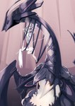 duo female feral horn membrane_(anatomy) membranous_wings nude suspension wings huti fate_(series) mythology type-moon melusine_(fate) dragon humanoid mythological_creature mythological_scalie scalie colored hi_res