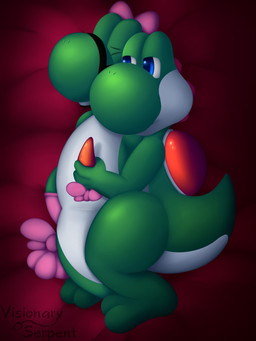 anthro arms_tied bdsm bindings blue_eyes bondage bound clothing cuddling dominant dominant_male duo erection femboy footwear genitals handjob legwear male male/male muzzle_(object) muzzled paws penile penis ribbons sex short_story stockings submissive submissive_male tapering_penis visionaryserpent mario_bros nintendo lenni_(boundedyoshi) dinosaur green_yoshi prehistoric_species reptile scalie yoshi 3:4 hi_res story story_in_description