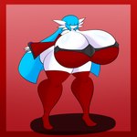 big_breasts big_butt breasts butt cleavage clothed clothing female hair hair_over_eyes huge_breasts huge_butt hyper hyper_breasts solo thick_thighs ultrazeta120 nintendo pokemon lapis_azureheart gardevoir generation_3_pokemon humanoid pokemon_(species) shiny_pokemon 1:1 hi_res