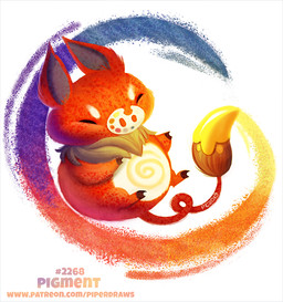 ambiguous_gender brush feral fur grey_hair hair humor orange_body orange_fur paint paint_palette paintbrush pun red_body red_fur simple_background solo visual_pun white_background white_body white_fur yellow_body yellow_fur piper_thibodeau domestic_pig mammal suid suine sus_(pig) 2019 digital_media_(artwork) digital_painting_(artwork) painting_(artwork)