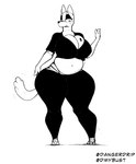 alternative_fashion anthro belly big_breasts black_eyeshadow breast_tattoo breasts cleavage clothed clothing crop_top eyeshadow female goth makeup midriff motion_lines navel shirt slightly_chubby solo tail tail_motion tailwag tattoo thick_thighs toony topwear wide_hips dmybust bluey_(series) chilli_heeler australian_cattle_dog canid canine canis cattledog domestic_dog herding_dog mammal pastoral_dog absurd_res black_and_white digital_media_(artwork) full-length_portrait hi_res monochrome portrait