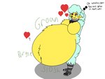 4:3 absurd_res animatronic anthro anthro_pred belly belly_fur big_belly bon_(twf) bovid breasts caprine dialogue duo featureless_breasts female female_pred fur happy hare heart_symbol hi_res lagomorph leporid machine male male/female male_prey mammal mandro22 navel navel_outline onomatopoeia rabbit robot romantic romantic_couple rumbling_stomach safe_vore satisfied satisfied_look sha_(twf) sheep sound_effects text the_walten_files thought_bubble vore wool_(fur)