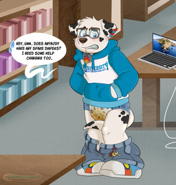 anthro assisted_exposure blush bodily_fluids braces diaper embarrassed eyewear feces genital_fluids glasses humiliation male nerd pantsing pooping public public_humiliation pull-ups_(diaper) soiled_diaper soiling soiling_diaper solo text unclean_diaper urine used_diaper using_diaper wet wet_diaper wetting wetting_diaper possumkiddo paw_patrol marshall_(paw_patrol) canid canine canis dalmatian domestic_dog mammal 2025 absurd_res english_text hi_res