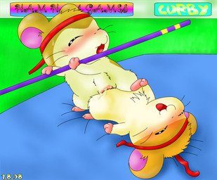 blush bodily_fluids clothing cum cum_inside duo eyes_closed female female_penetrated feral fur genital_fluids genitals grass kerchief male male/female male_penetrating male_penetrating_female mat open_mouth penetration plant pole sex sign sport text tongue vaginal vulva curby hamtaro_(series) hamtaro pashmina_(hamtaro) cricetid hamster mammal rodent 2008