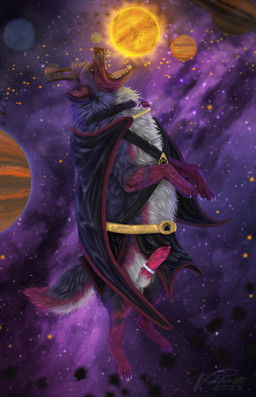 animal_genitalia animal_penis balls canine_genitalia canine_penis earth erection feral genitals knot macro macro_feral macro_male male penis planet solo space valiberite canid canine canis mammal wolf hi_res